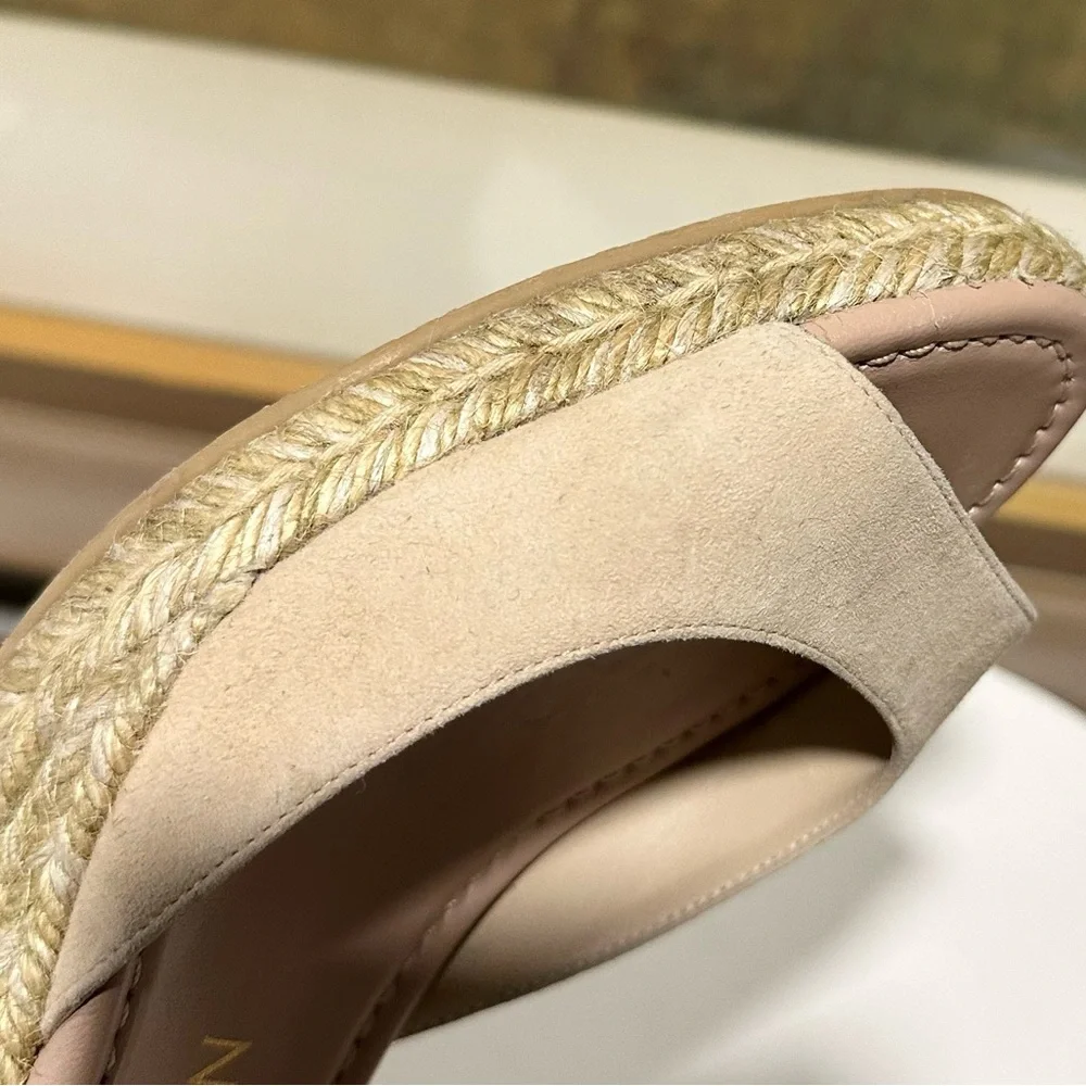 🌹STUART WEITZMAN🌹 Tia Espadrille Wedge Sandal Size: 8.5B